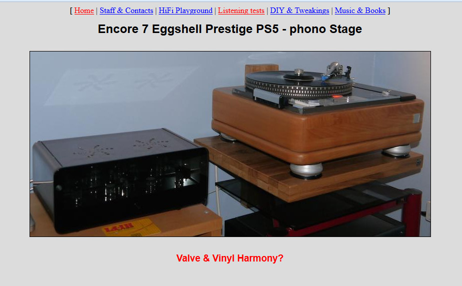 Prestige PS5 (preamp phono) reviewed in TNT-Audio